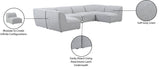 Miramar Modular Sectional Sofa - Soft Cream Linen Upholstery, Contemporary Design for Stylish Comfort