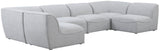 Miramar Modular Sectional Sofa - Soft Cream Linen Upholstery, Contemporary Design for Stylish Comfort