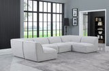 Miramar Modular Sectional Sofa - Soft Cream Linen Upholstery, Contemporary Design for Stylish Comfort