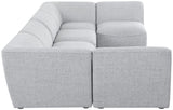 Miramar Modular Sectional Sofa - Soft Cream Linen Upholstery, Contemporary Design for Stylish Comfort
