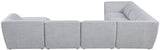 Miramar Modular Sectional Sofa - Soft Cream Linen Upholstery, Contemporary Design for Stylish Comfort