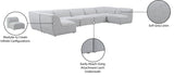 Miramar Modular Sectional Sofa - Soft Cream Linen Upholstery, Contemporary Design for Stylish Comfort