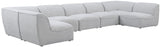 Miramar Modular Sectional Sofa - Soft Cream Linen Upholstery, Contemporary Design for Stylish Comfort
