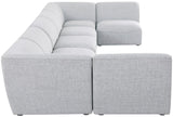 Miramar Modular Sectional Sofa - Soft Cream Linen Upholstery, Contemporary Design for Stylish Comfort