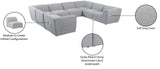 Miramar Modular Sectional Sofa - Soft Cream Linen Upholstery, Contemporary Design for Stylish Comfort