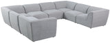 Miramar Modular Sectional Sofa - Soft Cream Linen Upholstery, Contemporary Design for Stylish Comfort