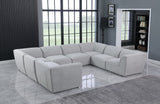Miramar Modular Sectional Sofa - Soft Cream Linen Upholstery, Contemporary Design for Stylish Comfort