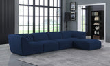 Miramar Contemporary Modular Sectional in Soft Cream Linen - Durable, Stylish, and Versatile Comfort