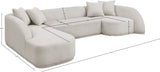 Rita 3-Piece Sectional Sofa - Cozy Fabric Living Room Furniture for Movie Nights and Relaxation