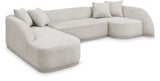 Rita 3-Piece Sectional Sofa - Cozy Fabric Living Room Furniture for Movie Nights and Relaxation