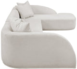 Rita 3-Piece Sectional Sofa - Cozy Fabric Living Room Furniture for Movie Nights and Relaxation