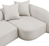 Rita 3-Piece Sectional Sofa - Cozy Fabric Living Room Furniture for Movie Nights and Relaxation
