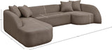 Rita 3-Piece Sectional Sofa - Cozy Fabric Living Room Furniture for Movie Nights and Relaxation