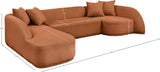 Rita 3-Piece Sectional Sofa - Cozy Fabric Living Room Furniture for Movie Nights and Relaxation