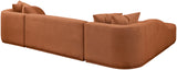Rita 3-Piece Sectional Sofa - Cozy Fabric Living Room Furniture for Movie Nights and Relaxation