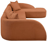 Rita 3-Piece Sectional Sofa - Cozy Fabric Living Room Furniture for Movie Nights and Relaxation