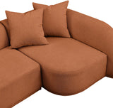 Rita 3-Piece Sectional Sofa - Cozy Fabric Living Room Furniture for Movie Nights and Relaxation