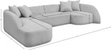 Rita 3-Piece Sectional Sofa - Cozy Fabric Living Room Furniture for Movie Nights and Relaxation