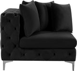 Tremblay Contemporary Corner Chair with Deep Button Tufting and Modular Design for Modern Spaces