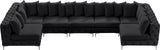 Tremblay Velvet Modular Sectional Sofa - Stylish Deep Button Tufting & Gold Chrome Legs Included