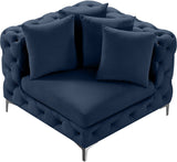 Tremblay Contemporary Corner Chair with Deep Button Tufting and Modular Design for Modern Spaces