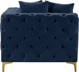 Tremblay Contemporary Corner Chair with Deep Button Tufting and Modular Design for Modern Spaces