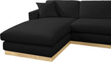 Johanna 3-Piece Sectional Sofa - Mid-Century Charm with Plush Comfort, Solid Wood Base & Cozy Design