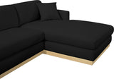 Johanna 3-Piece Sectional Sofa - Mid-Century Charm with Plush Comfort, Solid Wood Base & Cozy Design