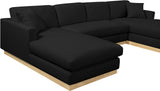 Johanna 3-Piece Sectional Sofa - Mid-Century Charm with Plush Comfort, Solid Wood Base & Cozy Design