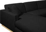 Johanna 3-Piece Sectional Sofa - Mid-Century Charm with Plush Comfort, Solid Wood Base & Cozy Design