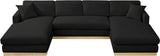 Johanna 3-Piece Sectional Sofa - Mid-Century Charm with Plush Comfort, Solid Wood Base & Cozy Design