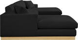 Johanna 3-Piece Sectional Sofa - Mid-Century Charm with Plush Comfort, Solid Wood Base & Cozy Design