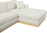 Johanna 3-Piece Sectional Sofa - Mid-Century Charm with Plush Comfort, Solid Wood Base & Cozy Design