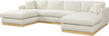 Johanna 3-Piece Sectional Sofa - Mid-Century Charm with Plush Comfort, Solid Wood Base & Cozy Design