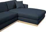 Johanna 3-Piece Sectional Sofa - Mid-Century Charm with Plush Comfort, Solid Wood Base & Cozy Design
