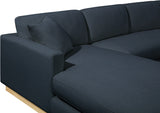 Johanna 3-Piece Sectional Sofa - Mid-Century Charm with Plush Comfort, Solid Wood Base & Cozy Design