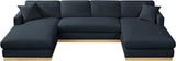 Johanna 3-Piece Sectional Sofa - Mid-Century Charm with Plush Comfort, Solid Wood Base & Cozy Design