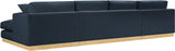 Johanna 3-Piece Sectional Sofa - Mid-Century Charm with Plush Comfort, Solid Wood Base & Cozy Design