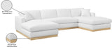 Johanna 3-Piece Sectional Sofa - Mid-Century Charm with Plush Comfort, Solid Wood Base & Cozy Design