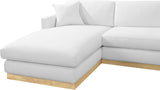 Johanna 3-Piece Sectional Sofa - Mid-Century Charm with Plush Comfort, Solid Wood Base & Cozy Design