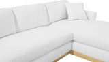 Johanna 3-Piece Sectional Sofa - Mid-Century Charm with Plush Comfort, Solid Wood Base & Cozy Design