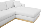 Johanna 3-Piece Sectional Sofa - Mid-Century Charm with Plush Comfort, Solid Wood Base & Cozy Design