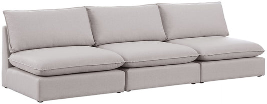 Mackenzie Modular Sofa: Versatile Seating with Soft Linen Texture for Stylish Contemporary Spaces