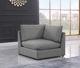 Mackenzie Corner Chair – Elegant Linen Textured Upholstery for Contemporary Living Spaces
