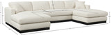 Johanna 3-Piece Sectional Sofa - Elegant Mid-Century Design with Cozy Cushions and Durable Frame