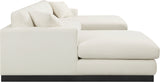 Johanna 3-Piece Sectional Sofa - Elegant Mid-Century Design with Cozy Cushions and Durable Frame