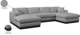 Johanna 3-Piece Sectional Sofa - Elegant Mid-Century Design with Cozy Cushions and Durable Frame