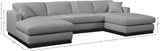 Johanna 3-Piece Sectional Sofa - Elegant Mid-Century Design with Cozy Cushions and Durable Frame