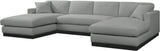 Johanna 3-Piece Sectional Sofa - Elegant Mid-Century Design with Cozy Cushions and Durable Frame