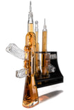 3 Gun Whiskey Decanters Set AR15, AK47, & Rifle Gun Decanter Set 1000ml